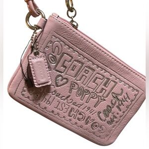 COACH Poppy Wristlet